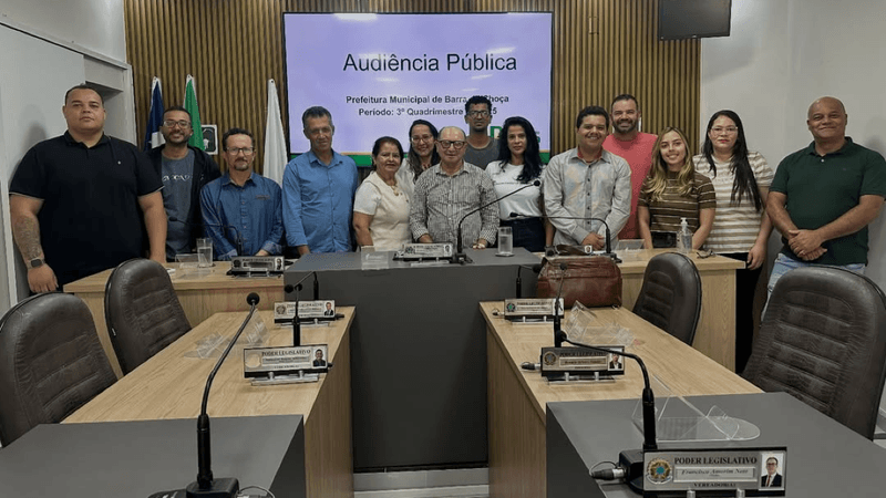 Audiência apresenta dados públicos do 3º quadrimestre de 2025 em Barra do Choça